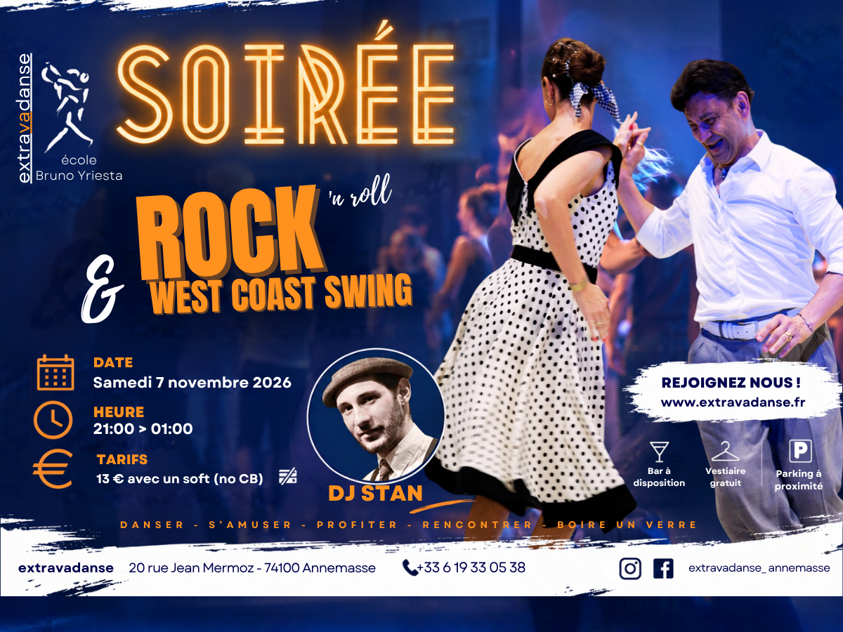 Soriée WCS/Rock&nbsp;: Samedi 7 novembre