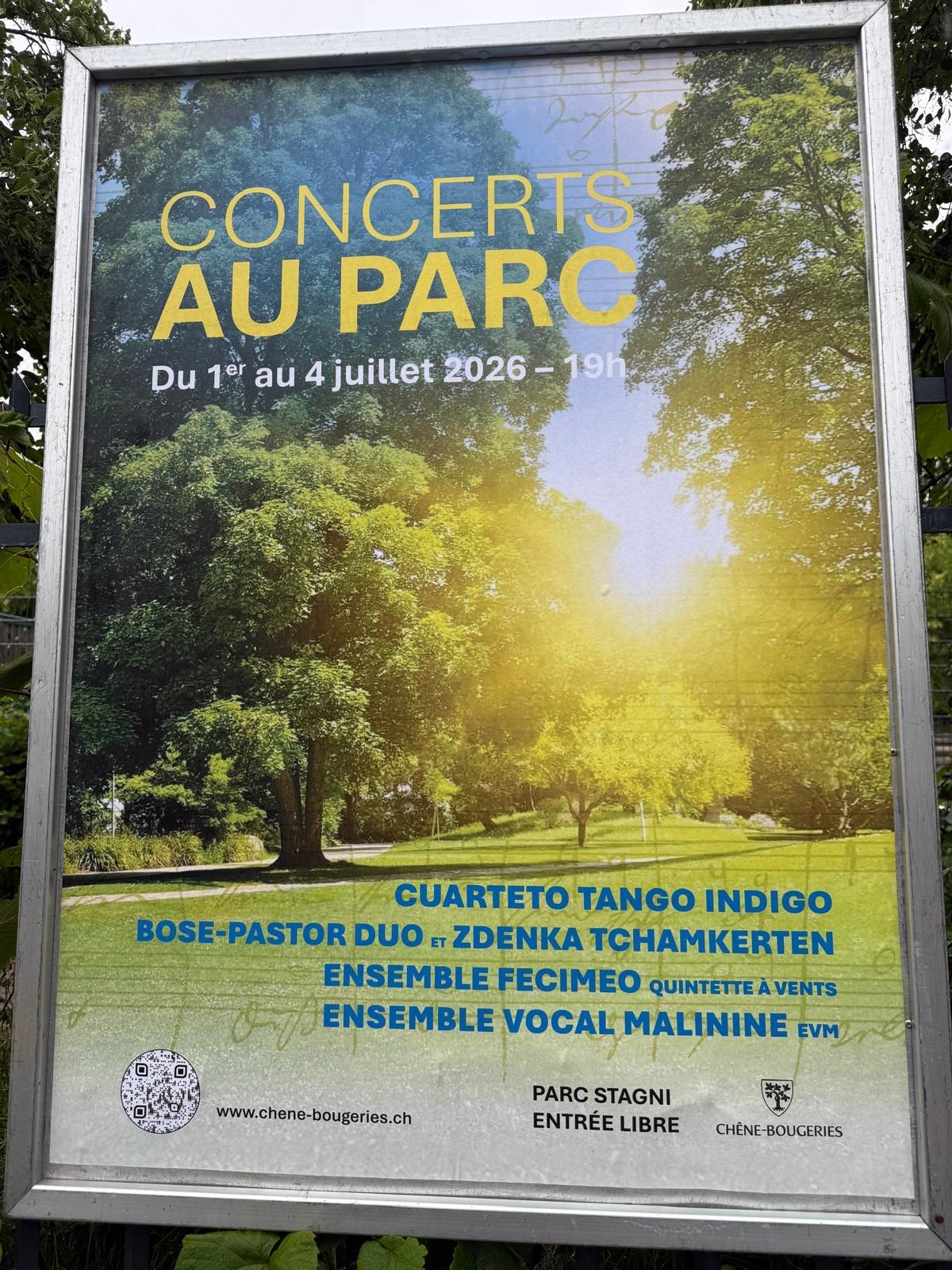 Tango Indigo Spectacle tango au parc