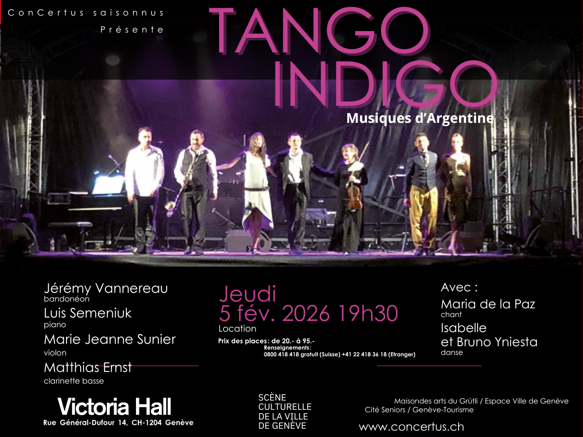 Tango Indigo Musiques d’Argentine