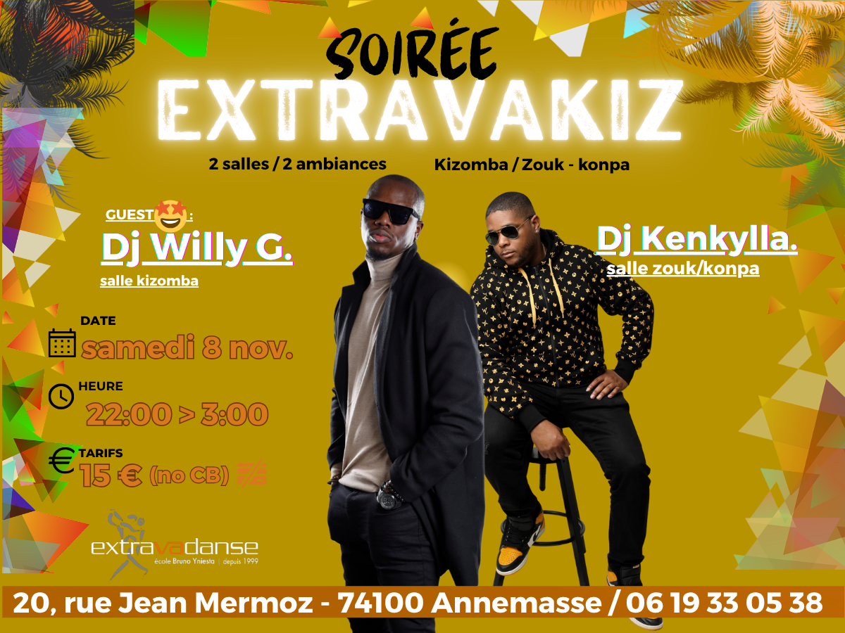 Soirée Extravakiz le samedi 8 novembre 2025
