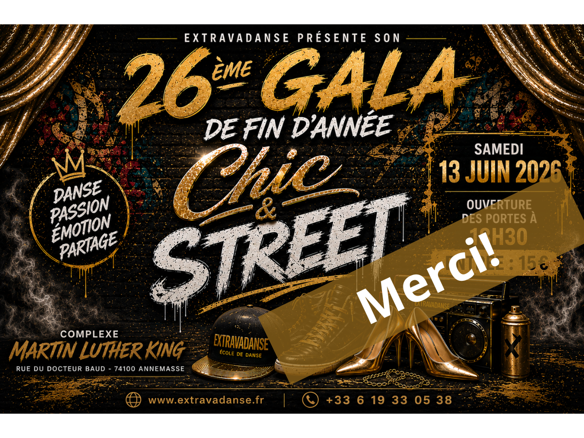 GALA 26 ANS&nbsp;: MERCI A TOUS